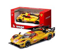 Bburago - Ferrari 499P 24H LMH Hypercar 2024#83, Coche diecast a Escala 1:43, réplica Detallada del AF Corse para Le Mans, Licencia Oficial Ferrari, Edad Recomendada: a Partir de 14 años