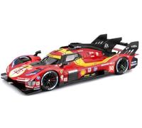 Bburago Ferrari 499P LMH #50 Lemans '26 - Hypercar 1:18 Die-Cast 18-16306 - Coche de Juguete con Puertas móviles a Partir de 14
