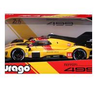 1:18 BURAGO Ferrari 499P #83 Winner 24H Le Mans 2025 Kubica Hanson Ye BU16308