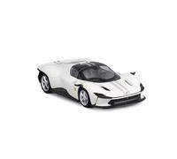 Bburago Ferrari Daytona SP3: Modelo de Coche Escala 1:43, Ferrari Signature Edition, Carcasa Dura, 10 cm, Color Blanco (18-36914)