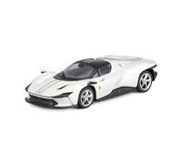 Bburago Ferrari Daytona SP3: Modelo de Coche Escala 1:43, Ferrari Signature Edition, Carcasa Dura, 10 cm, Color Blanco (18-36914)