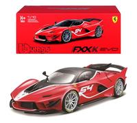 MODELO DE COCHE ESTÁTICO BURAGO FERRARI FXX-K EVO #54 FINAL 2017 LUZICH 1/18
