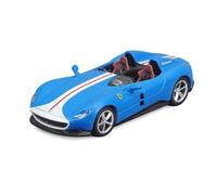 Bburago Ferrari Monza SP2: Modelo de Coche a Escala 1:43, Azul y Blanco (18-36913B)