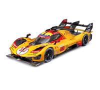 Bburago FERRARI Racing 499P LE MANS HYPERCAR (2024) AF CORSE #83 - Estuche rígido de lujo - Escala 1:43 - Replica coleccionable de coche de carreras increíblemente detallada
