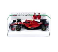 Bburago - Ferrari SF-23 Carlos Sainz #55 2023 - Maqueta Realista de Coche a Escala 1:43, conducido por Carlos Sainz, Licencia Oficial Ferrari, Edad Recomendada 3+ años