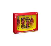 BBURAGO - Ferrari SF-24 F1 Imola Livery 2024 Leclerc #16 y Sainz #55, Set de 2 Coches Diecast a Escala 1:43, Caja Expositora, Licencia Oficial Ferrari, Edad Recomendada 14+ Años