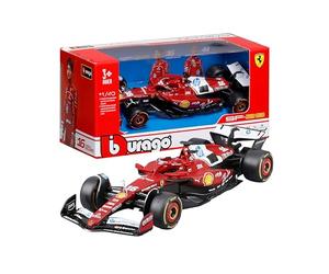 Bburago Ferrari SF-25 F1 2025#16 Leclerc 1:43 modelo de coche de diecast realista en miniatura F1 con licencia oficial Ferrari, recomendado a partir de 3 años