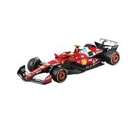 Bburago - Ferrari SF-25 F1 2025#44 Hamilton con Casco, Coche diecast a Escala 1:43, réplica Detallada con Vitrina y Base, Licencia Oficial Ferrari, Edad Recomendada 14+ años