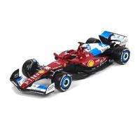 Bburago - Ferrari SF-25 Librea Miami #16 Charles Leclerc, Maqueta de Coche Diecast a Escala 1:43, Réplica del monoplaza de F1 del GP de Miami, Librea Oficial de Ferrari, Vehículo de colección, 3+