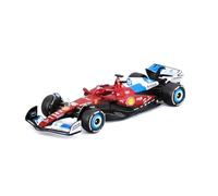 Bburago - Ferrari SF-25 Librea Miami #16 Charles Leclerc, Maqueta de Coche Diecast a Escala 1:43, Réplica del monoplaza de F1 del GP de Miami, Librea Oficial de Ferrari, Vehículo de colección, 3+