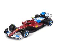Bburago - Ferrari SF-25 Librea Miami #44 Lewis Hamilton, Maqueta de Coche a Escala 1:43, Réplica del monoplaza de F1 del GP de Miami, Detalles realistas, Licencia Oficial de Ferrari, 3+