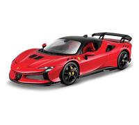 Bburago - Ferrari SF90 XX Stradale, Coche Diecast a Escala 1:24, Réplica Detallada del Superdeportivo, Puertas y Maletero Que se Abren, Licencia Oficial Ferrari, Edad Recomendada 3+ Años