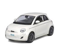 Bburago - Fiat 500 E - Maqueta Realista de Coche a Escala 1:24, réplica diecast con Puertas Que se abren, Licencia Oficial Fiat, Edad Recomendada 3+ años