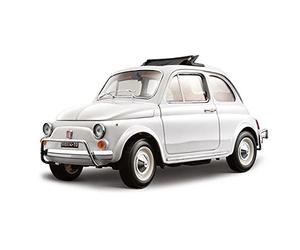 Bburago - Fiat 500L 1968 - Maqueta Realista de Coche clásico a Escala 1:18, réplica de diecast con Aberturas, 2 Colores aleatorios, Licencia Oficial Fiat, Edad Recomendada 3+ años