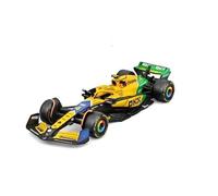 Bburago - Fórmula 1 McLaren MCL38 Monaco GP 2024#Piastri - 1/24 - Coche teledirigido Premium 2,4 GHz - RC Recargable - Velocidad 8 km/h - Autonomía 20 min - Modelo reducido Juguete niño