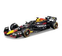 Bburago Fórmula de carreras a escala 1:24 Red Bull RB20 Vehículo fundido a presión con figura 2024 Verstappen #1