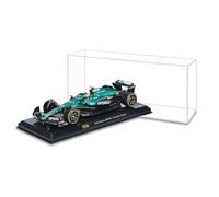 Bburago Fórmula Race Aston Martin AMR25 a escala 1:24 Vehículo fundido a presión con casco (2025) Alonso #14