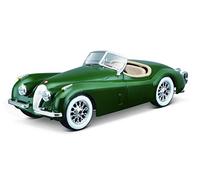 Bburago Jaguar XK 120 Roadster (1951) en Escala 1:24 en Color Verde (18-22018G)