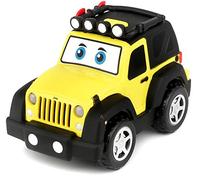 Bburago Junior Jeep Light & Sound Wrangler Jr. 16-81201, color amarillo , color/modelo surtido