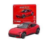 Bburago - Kit de Modelo Ferrari Purosangue, Kit de Montaje de Coche a Escala 1:24, Réplica Detallada para Montar con 37 Piezas, Licencia Oficial Ferrari, Edad Recomendada 14+ Años