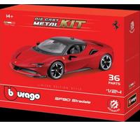 Burago Coche 1:24 Model Kit Ferrari R&p Sf90 Stradale
