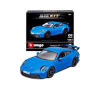 Bburago - Kit de Modelo Porsche 911 GT3, Kit de Montaje de Coche a Escala 1:24, Réplica Detallada para Montar con 28 Piezas, Licencia Oficial Porsche, Edad Recomendada 14+ Años