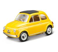 Bburago - Kit de Montaje Fiat 500F (1965) a Escala 1:24, Kit de Montaje de 43 Piezas, réplica Detallada del Coche de época, Licencia Oficial de Fiat, Ideal para exponer, 14+