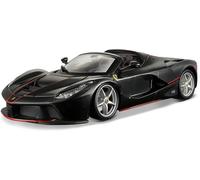 Bburago LaFerrari Aperta schwarz (Escala 1:24) Auto Coche a Escala Modelo