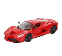 Burago Maqueta Coche Ferrari LaFerrari, Escala 1:18, Modelo de colección con carrocería Detallada, Interior Realista y Acabados Premium, Optimo para exhibición (78076)