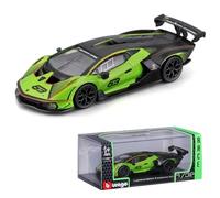 Bburago Lamborghini Essenza SCV12 Super Car Coche en Miniatura de colección, Color Verde, Medium (18-41161)
