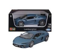 Bburago - Lamborghini Temerario, Coche Diecast a Escala 1:18, Réplica Detallada del Primer Superdeportivo Lamborghini, 4 Aperturas, Licencia Oficial, Edad Recomendada 3+ Años