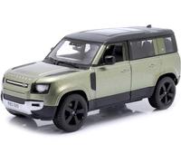 2022 Land Rover Defender 110 Verde Claro Metalizado 1:24 Bburago 18-21101