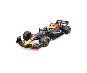 Bburago May Cheong B18-18003P Formula 1 Red Bull RB19-Perez con Casco 2022 Coche Fundido a presión, Negro