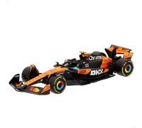 Bburago - McLaren F1 MCL39 2025#4 Norris, Coche diecast a Escala 1:43 con Detalles auténticos, réplica F1 McLaren, decoración Papaya/Negra, Licencia Oficial, Edad Recomendada 3+ años