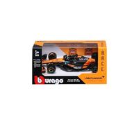 Bburago - McLaren F1 MCL39 2025#81 Piastri, Coche diecast a Escala 1:43 con Detalles auténticos, réplica F1 McLaren, Color Papaya/Negro, Licencia Oficial, Edad Recomendada 3+ años