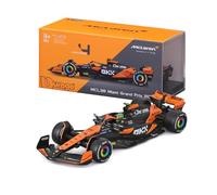 Bburago 1:43 Race McLaren MCL38 2024 con Casco, Norris #4