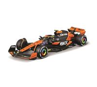 Bburago 1:43 Race McLaren MCL38 2024 con Casco, Norris #4
