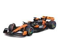 Bburago - McLaren MCL38 Oscar Piastri #81 2024 - Maqueta Realista de Coche a Escala 1:43, conducido por Oscar Piastri, Licencia Oficial McLaren, Edad Recomendada: a Partir de 3 años