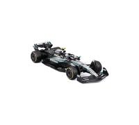 Bburago - Mercedes-AMG W16 2025#12 Antonelli, Coche diecast a Escala 1:43 con Vitrina de exposición, réplica Detallada del F1 Mercedes, Base incluida, Licencia Oficial, Edad Recomendada 14+ años
