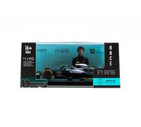 Bburago - Mercedes-AMG W16 2025#12 Antonelli, Coche diecast a Escala 1:43 con Vitrina de exposición, réplica Detallada del F1 Mercedes, Base incluida, Licencia Oficial, Edad Recomendada 14+ años
