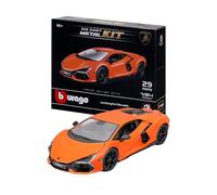 Bburago - Model Kit Lamborghini Revuelto Escala 1:24, Kit de Montaje con 29 Piezas, Réplica Detallada con Licencia Oficial Lamborghini