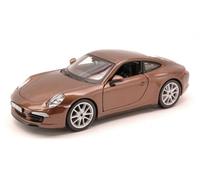 Bburago Modelo A Escala Compatible con Porsche 911 Carrera S 2012 Brown 1:24 BURAGO BU21065BW