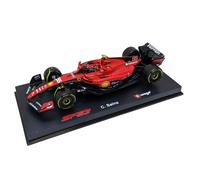 Bburago Modelo De Auto F1 1836835S Ferrari 55 Sainz Con Casco Escala 1:43 SF-23