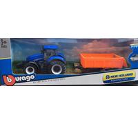 BBURAGO MODELO TRACTOR T7.315 CON REMOLQUE BASCULANTE 10CM