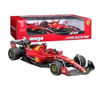 Burago Ferrari SF-23 - Juego de 2 maquetas de coche de Fórmula 1 Charles Leclerc, escala 1/43 miniaturas coleccionables F1 para coleccionistas, +3 años (18-36839)