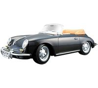 Porsche 356B Cabriolet negro 1:24 BBURAGO