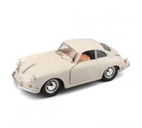 Bburago Porsche 356B Coupe 1961 Marfil Escala 1:24 Auto Modelo Coche de Juguete