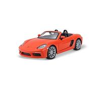 Bburago-Porsche 718 en Color Naranja en Escala 1:24 (18-21087OR)