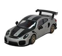 Bburago | Porsche 911 GT2 RS Edición 2018 | Reproducción de Coches en Miniatura a Escala 1/43 | Gris | Juguete para niños Coleccionable Ideal a Partir de 3 años | 30388