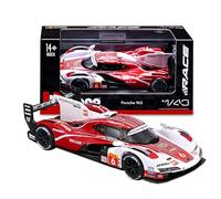 Bburago - Porsche 963 Le Mans - 1:43 Scale Realistic Car Model, Diecast Replica con Licencia Oficial Porsche, Edad Recomendada 14+ Años